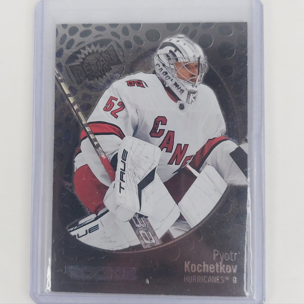 Pyotr Kochetkov Goalie Metal Universe 2022/23 Skybox Rookie Card
